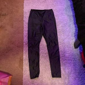 black leather pants (small)